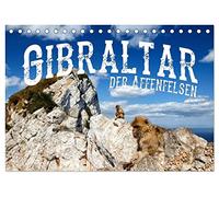 Gibraltar - der Affenfelsen (Tischkalender 2026 DIN A5 quer), CALVENDO Monatskalender: Europas einzige wildlebende Affen in einer atemberaubenden Landschaft