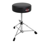 Gibraltar Tabouret de Batterie, Tabouret de Batterie 4000 Series, 4608 (diamètre : 33cm, Transport Facile, Hauteur réglable, Base Monobloc, Pieds en Caoutchouc 'Super Foot')