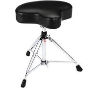 Gibraltar tabouret pour batterie, tabouret de batterie 6000 Series Moto Seat, 6608 (diamètre : 39cm, assise en vinyle, Super Lock, position tripode, pieds en caoutchouc 'Super Foot')