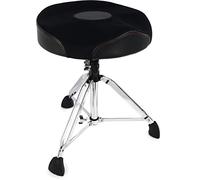 Gibraltar tabouret pour batterie, tabouret de batterie 9000 Series Air Tech Round 2-Tone, 9608RW2T (diamètre : 43cm, assise en tissu Dry-Mesh, réglage de la hauteur, pieds en caoutchouc 'Super Foot')