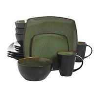 Gibson 99811.16R Ensemble de vaisselle Green Soho Square