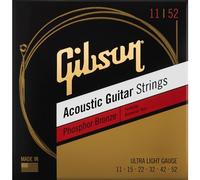 GIBSON ACCESSORIES Cordes Phosphor Bronze Acoustic Ultra-Light 11-15-22-32-42-52, pour guitare acoustique (SAG-PB11)