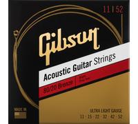 GIBSON Cordes De Guitare Acoustique Bronze 80/20 011-052