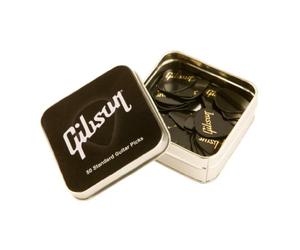 Gibson Gear APRGG50-74H Boite en métal de 50 Médiators Standard Dur