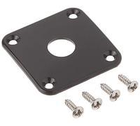 Gibson Jack Plate Black Plastic - Plaque de prise PRJP-010
