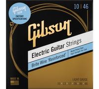 Gibson SEG-BWR10 Brite Wire Reinforced 10-46 - Cordes pour Guitare Électrique