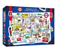 Gibsons Adventures on The London Underground Jigsaw Puzzle (250 XL Pieces)
