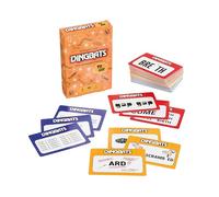 Gibsons Dingbats to Go Jeu de Mots Casse-tête - Boîte Orange avec 100 Cartes Puzzle, Jeu de Voyage Amusant en Famille pour Enfants à partir de 10 Ans, 13 x 9 x 2,5 cm, 1 Joueur