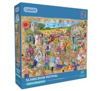 Gibsons Games Épouvantail Festival Puzzle 1000 pièces | Puzzle Paysage Durable pour Adultes | Planche Premium 100 % recyclée | Excellent Cadeau