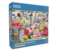 Gibsons Games - Gibsons Games - Puzzle de 500 pièces - Puzzle de jardin de papillons et de fleurs - Puzzle durable pour adultes - Planche 100 % recyclée de qualité supérieure - Cadeau idéal pour