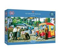 Gibsons Games Ice Cream by the River Puzzle Panoramique 636 Pièces | Puzzle Rétro | Puzzle Durable pour Adultes | Grand Cadeau pour Adultes |