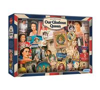 Gibsons Games | Notre Reine Glorieuse - Puzzle de 1000 Pièces d'Elizabeth | Durable pour Adultes | Planche 100% Recyclée de Qualité Supérieure