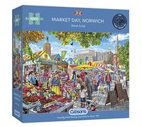 Gibsons Games Puzzle 1000 pièces Planche 100% recyclée de qualité supérieure pour Adultes, GIBG6297, Coloris Assortis