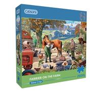 Puzzle de 250 pièces Farrier on the Farm | Puzzle de campagne | Puzzle extra large pour adultes | Planche 100 % recyclée de qualité supérieure | Excellent cadeau pour adultes | Jeux Gibsons