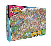 Gibsons Puzzle Jokesaws Midsummer Mayhem 1000 pièces — Dessin animé, durable pour adultes & ados