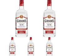 GIBSON'S London Dry Gin 70 cl - 37,5% vol. (Lot de 5)