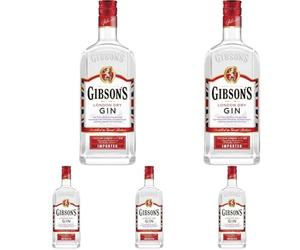 GIBSON'S London Dry Gin 70 cl - 37,5% vol. (Lot de 5)