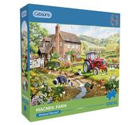 Gibsons MacNeil Farm 500XL Puzzle pour adultes - Pièces extra larges pour une manipulation facile - Scène de vie rustique traditionnelle - Fabriqué au Royaume-Uni et dans l'UE - Excellente idée cadeau