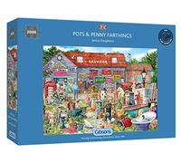 Gibsons Pots and Penny Farthings Jigsaw Puzzle (2000 Pieces)