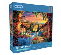 Gibsons Puzzle 1000 pièces – Coucher de Soleil sur la Toscane