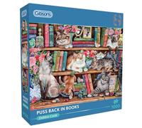 Gibsons Puzzle Le Chat de Retour dans les Livres – 1000 pièces