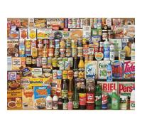 Puzzle 1000 pièces - GIBSONS - Le panier de la ménagère dans les années 80 - Adulte - 1000 pièces