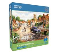 Gibsons Puzzle de 250 pièces XL pour Adultes par Terry Harrison - Pièces Extra Larges - Scènes de Village nostalgiques - Puzzle Durable de qualité supérieure fabriqué au Royaume-Uni/UE - Excellent