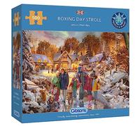 Gibsons Puzzle de Noël durable de 500 pièces pour adultes et adolescents - Planche 100 % recyclée - Cadeau idéal - Jeux Gibsons