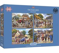 GIBSONS Puzzle Evacuees 4x500 pièces