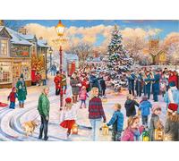 Gibsons Puzzle 4 x 500 pièces : Fêtes de Village