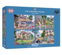 Gibsons Puzzle rond du jardinier – 4 x 500 pièces