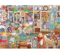 Verity's Vintage Shop | Puzzle de 1000 pièces | Puzzle antique | Puzzle durable pour adultes | Planche 100 % recyclée de qualité supérieure | Excellent cadeau pour adultes | Gibsons Games