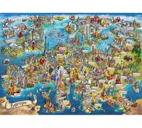 GIBSONS Puzzle Wandering Europe 1000 pièces
