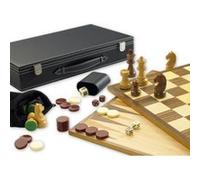 Gibsons - Set de jeux 3 en 1 : échecs, backgammon et dames - Langue: anglais G