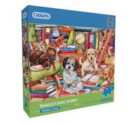 Gibsons Shaggy Dog Story Puzzle de 100 pièces XXL pour Adultes - Charmants Chiots Animaux Illustrations par Debbie Cook - Pièces Extra Larges - Puzzle Durable de qualité supérieure fabriqué au
