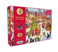 Gibsons The Season for Giving Christmas Limited Edition 2025 | Puzzle de 1000 pièces pour adultes | Excellent cadeau festif amusant | Puzzle durable de qualité supérieure | Gibsons Games