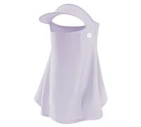 GIBZ Chapeau Pare Soleil Visière Masque Anti-uv Amovible Cache-cou Foulard Casquette Intégrale Protection Complète Visage Cou Respirant Séchage Rapide Pour L'extéRieur Pêche Randonnée Classique Violet