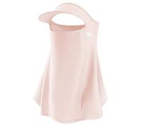 GIBZ Chapeau Pare Soleil Visière Masque Anti-uv Amovible Cache-cou Foulard Casquette Intégrale Protection Complète Visage Cou Respirant Séchage Rapide Pour L'extéRieur Pêche Randonnée Rose Classique