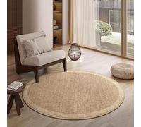 GIBZ Tapis à Bouclettes 60cm Rond Lavable et Absorbant Style 2