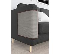 GIBZ Tapis à Griffoir en Sisal pour Chat Protection de Canapé Tapis à Gratter Naturel pour Coin de Pied de Lit Intérieur, Noir, 50×40cm