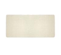 GIBZ Tapis à Griffoir en Sisal pour Chat Protection de Canapé Tapis à Gratter Naturel pour Coin de Pied de Lit Intérieur, Blanc, 60×20cm