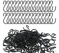 Gicare 120 Pièces Petit Crochets en S, 2,6 cm Mini Crochets en S Noir, Crochet S en Métal, Crochet Multifonctions Crochets pour Ornements Crochets de Suspension pour Bijoux, DéCorations, L'Artisanat