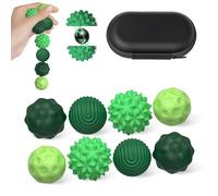 Gicctyble 8 Pièces Boules Anti Stress Magnétiques en Silicone - Balles Fidget Texturées pour Enfants et Adultes, Jouets Sensoriels Décompression pour Soulager Le Stress et Favoriser la Concentration