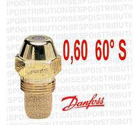gicleur DANFOSS S débit 0,60 60 °S nozzle fioul 030F6912 2,37kg/h