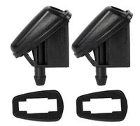 Gicleur De Lave-Glace Compatible avec Ford pour Fusion 2002 2003 2004 2005 2006 2007 2008 2009 2010 2011 2012 Modèle Europe 2 Pièces Buse De Jet De Lave-Glace D'essuie-Glace BM5117666AA