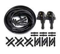 Gicleur De Lave-Glace Compatible Avec Suzuki Pour Swift MK2 Pour SX4 MK1 Pour Grand Pour Vitara XL-7 MK2 2 Pièces Essuie-glace Avant Lave-glace Tuyau De Liquide Buses De Pulvérisation Jet ( Size : Wit