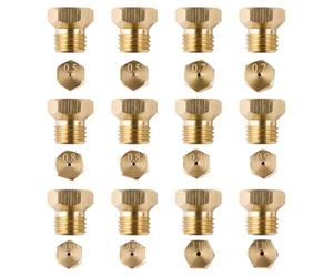 Gicleur Gaz Butane, Lot de 12 Bouteille Gicleur GPL Brûleur Injecteur de Gaz Ville Kit Conversion 0,5/0,7/0,8/0,9/0,95/1,1mm pour Cuisinière Plaque