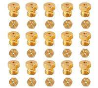 Gicleur gaz Butane Universels, 15 Pcs Gicleur gaz de ville, Jeu de Conversion pour GPL pour Gazinière, Injecteur gaz butane pour Cuisiniere Gaz Four Gaz(0.5/0.65/0.7/0.87/0.90/0.95/1.02)
