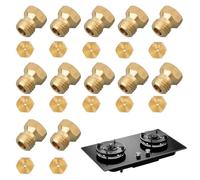 Gicleur Gaz Butane Universels pour Plaque, 12 Pièces Gicleur Gaz De Ville, Gicleur Gaz Bouteille, Gicleur Gaz Butane, Injecteur Gaz Butane Universel pour Cuisinière à Gaz de Brûleur au Propane