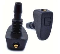 Gicleur Lave Glace Bec de ventilateur d'eau d'arrosage | Kits de pulvérisation de Jet de buse d'essuie-glace de pare-brise avant de voiture de 2 pièces/ensemble